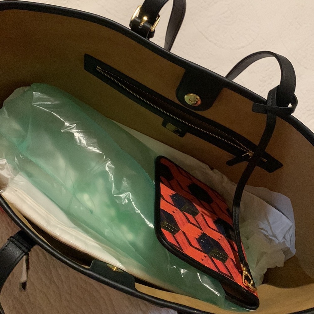 MCM jacquard shopper tote NWT - Picture 13 of 17